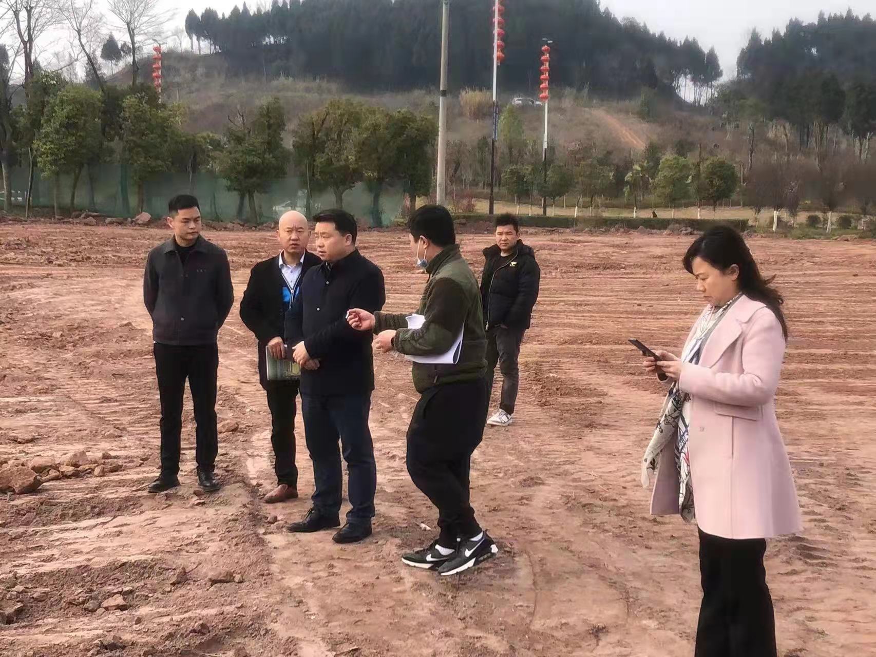 縣領(lǐng)導(dǎo)視察并指導(dǎo)博泰公司重點項目建設(shè)工作